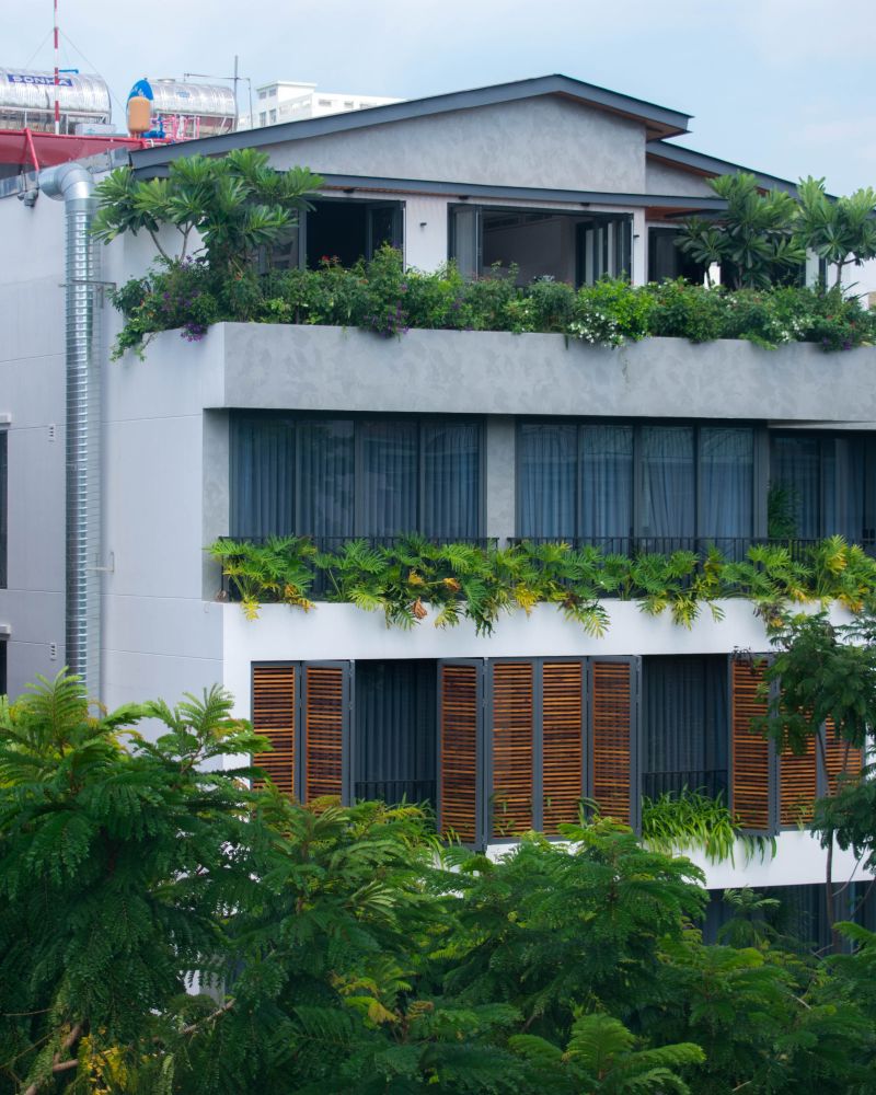 Protected balcony — after