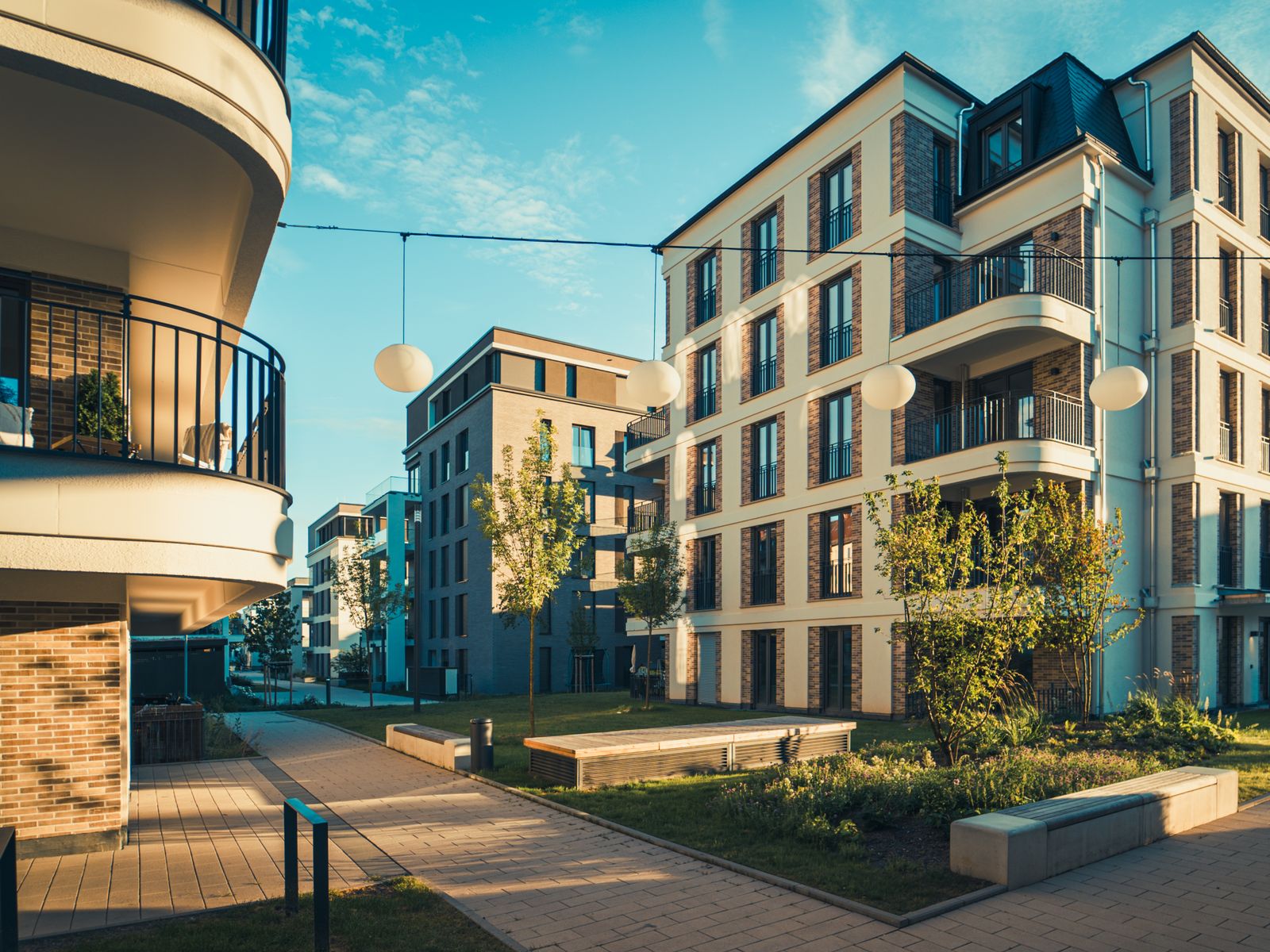 Modern apartment balcony
